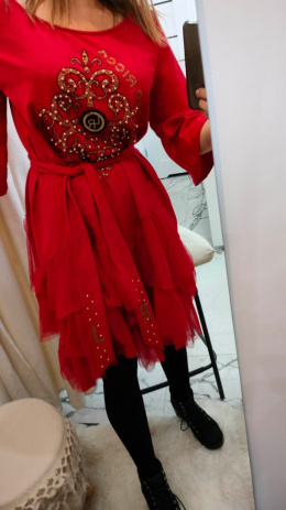 Sukienka LR czerwona